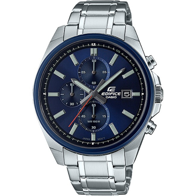 Casio Edifice Men's 100m Chronograph Wrist Watch, EFV-610DB-2AVUDF