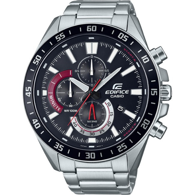 Casio Edifice Men's 100m Chronograph Wrist Watch, EFV-620D-1A4VUDF