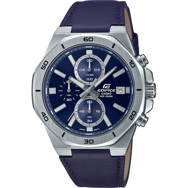 Casio Edifice Men's 100m Chronograph Wrist Watch, EFV-640L-2AVUDF