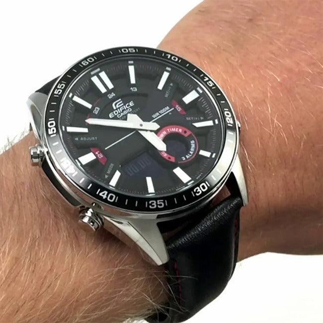 Casio Edifice 100m AnaDigi Wrist Watch, EFV-C100L-1AVDF