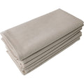 DSA Linen Natural Earth Stone Napkins, Set Of 6