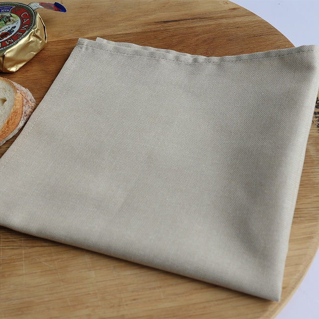 DSA Linen Natural Earth Stone Napkins, Set Of 6