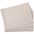 DSA Linen Natural Earth Stone Placemats, Set Of 6