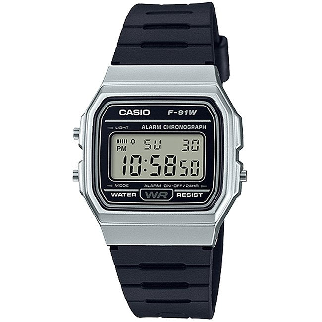 Casio Retro Men's Digital Wrist Watch, F-91WM