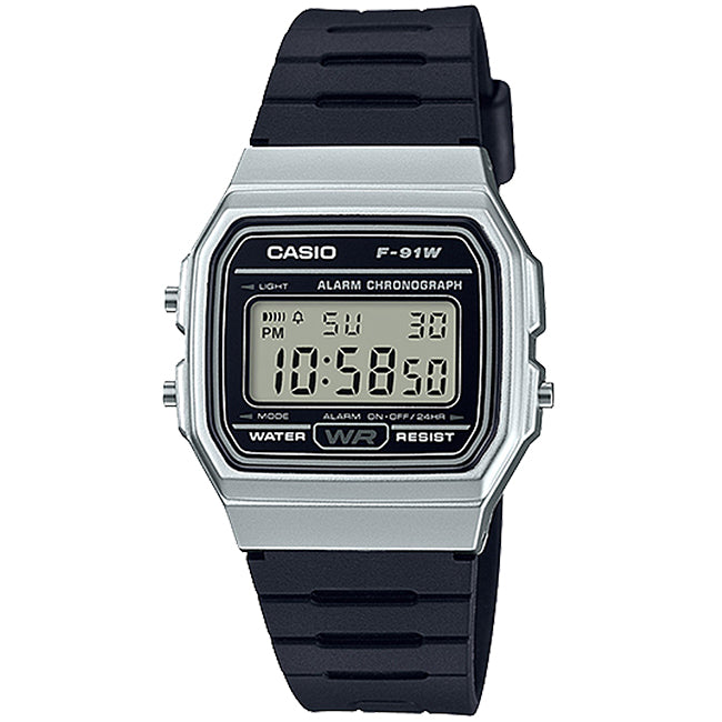 Casio Retro Men's Digital Wrist Watch, F-91WM