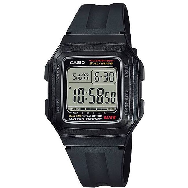 Casio Standard Men's Digital Wrist Watch, F201WA