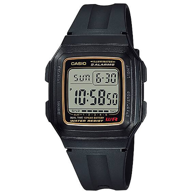 Casio Standard Men's Digital Wrist Watch, F201WA