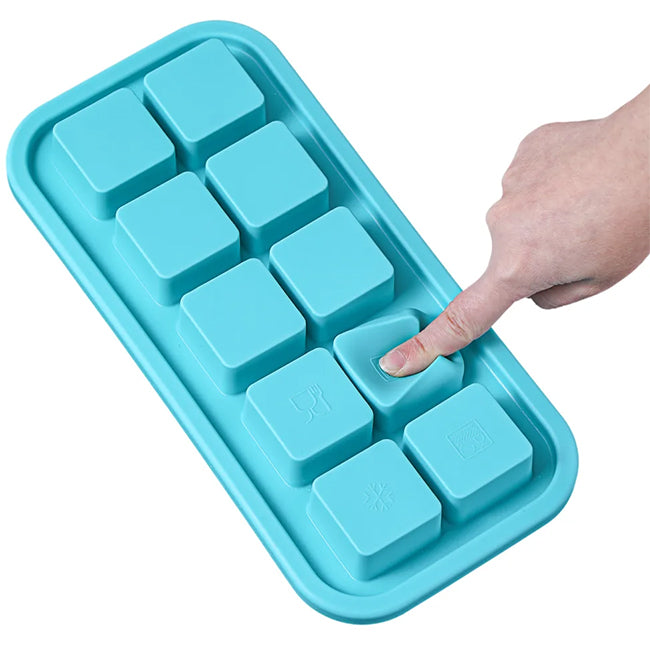 Souper Cubes 2 Tablespoon Silicone Food Storage Tray With Lid