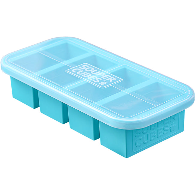 Souper Cubes 1 Cup Silicone Food Storage Tray With Lid