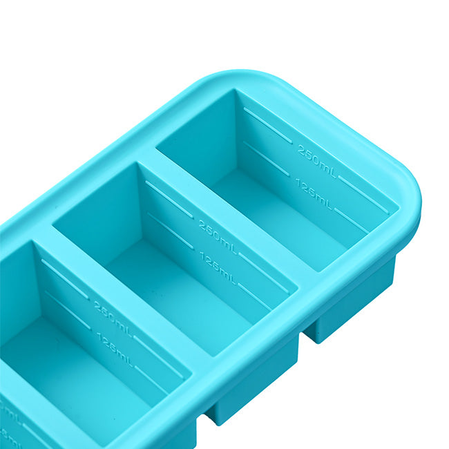 1 Cup Silicone Food Storage Tray With Lid - Cranberry