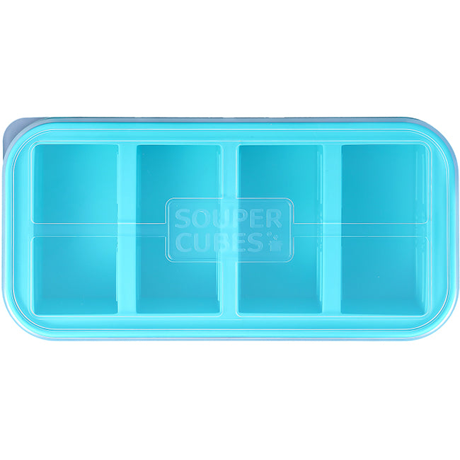 1 Cup Silicone Food Storage Tray With Lid - Cranberry