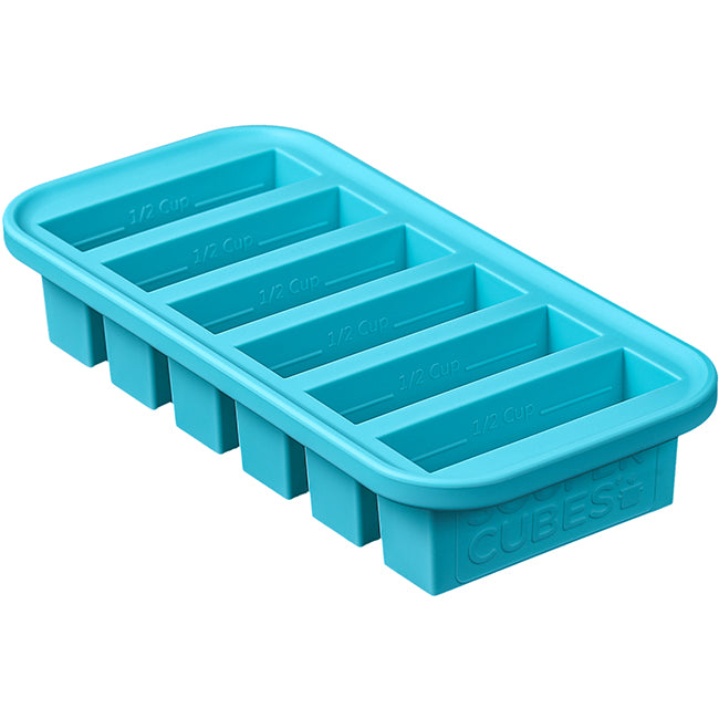 Souper Cubes Half Cup Silicone Food Storage Tray with Lid