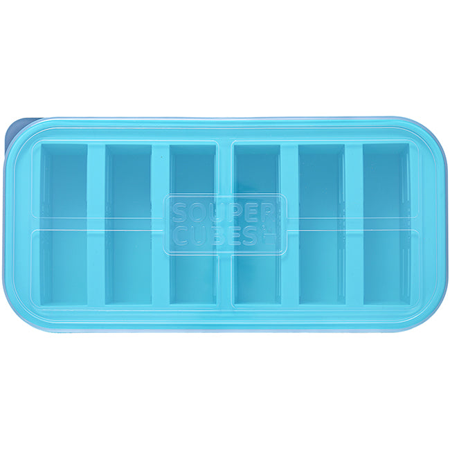 Souper Cubes Half Cup Silicone Food Storage Tray with Lid