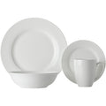 Maxwell & Williams White Basics Rim Dinner Set, Soho, 16pc