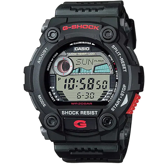 Casio G-Shock Men's 200m Digital Moon Tide Wrist Watch, G-7900