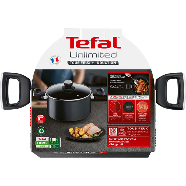 Tefal Unlimited Non-Stick Stew Pot, 5.2L