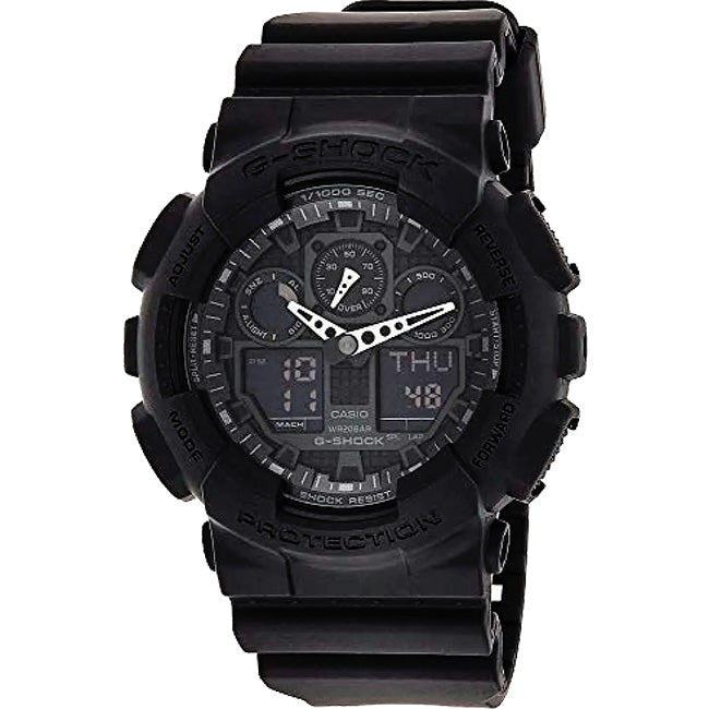Casio G-Shock Men's 200m AnaDigital Wrist Watch, GA-100-1A1DR