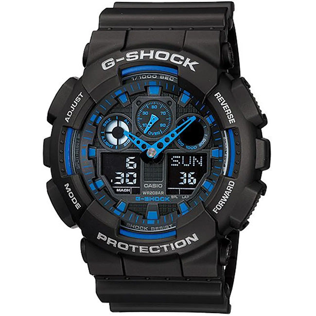 Casio G-Shock Men's 200m AntiMag AnaDigi Wrist Watch, GA-100-1A2DR