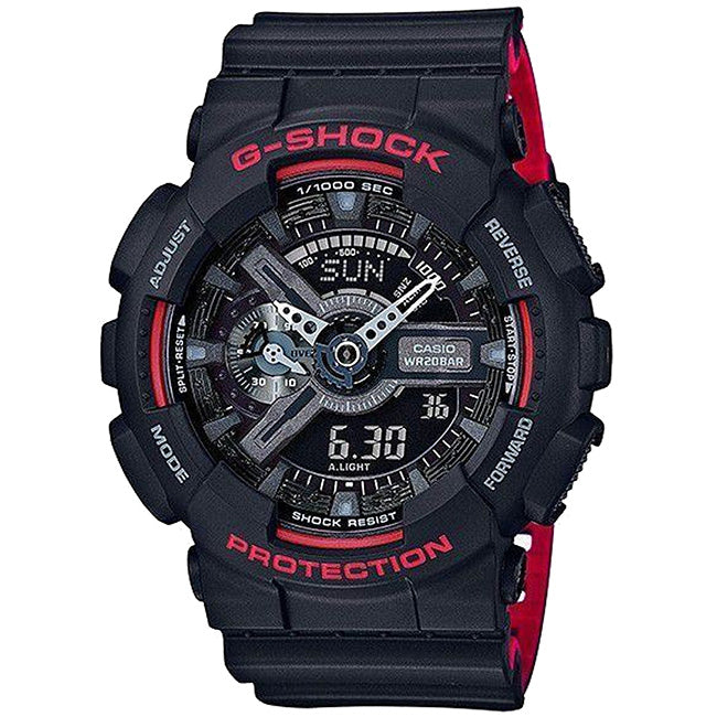 Casio G-Shock Men's 200m AnaDigi AntiMag Wrist Watch, GA-110HR-1ADR