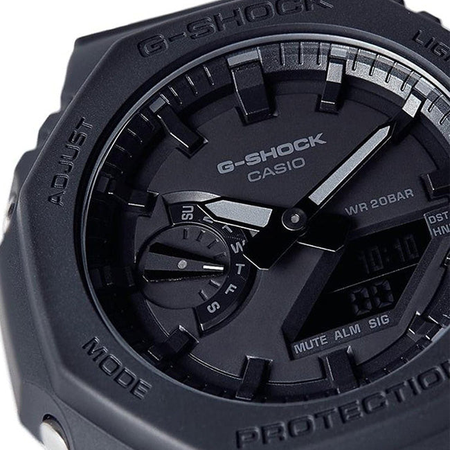 Casio G-Shock AnaDigital Carbon Core Wrist Watch, GA-2100-1A1DR