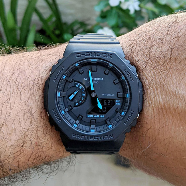 Casio G-Shock C-Core Men's 200m AnaDigi Wrist Watch, GA-2100-1A2DR