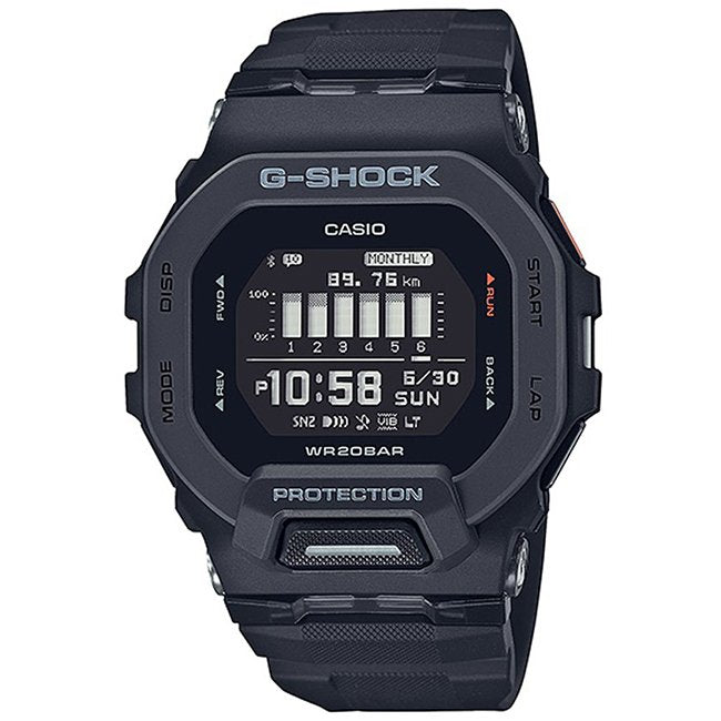 Casio G-Shock 200m Bluetooth Fitness Digital Wrist Watch, GBD-200