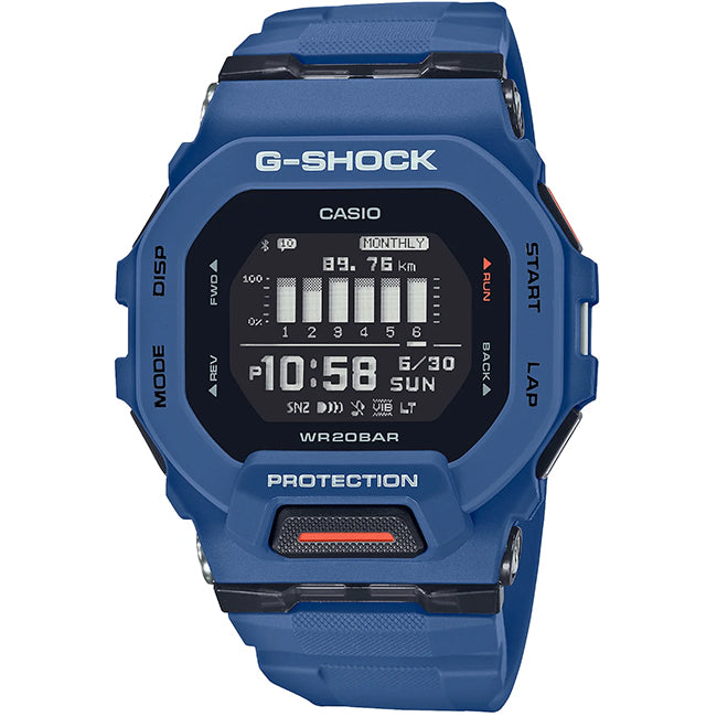 Casio G-Shock 200m Bluetooth Fitness Digital Wrist Watch, GBD-200
