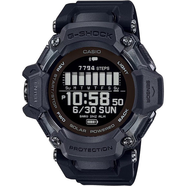 Casio G-Shock G-Squad 200m Bluetooth Fitness Digital Wrist Watch, GBD-H100
