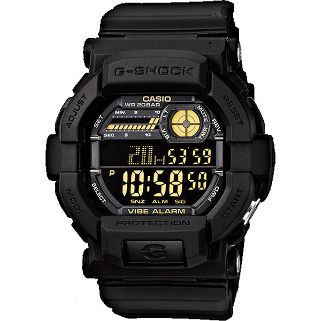 Casio G-Shock 200m VibraAlert Digital Dial Wrist Watch, GD-350-1BDR