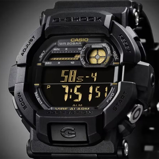Casio G-Shock 200m VibraAlert Digital Dial Wrist Watch, GD-350-1BDR