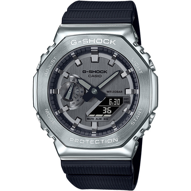 Casio G-Shock G-Steel Men's 200m AnaDigi Wrist Watch, GM-2100-1ADR