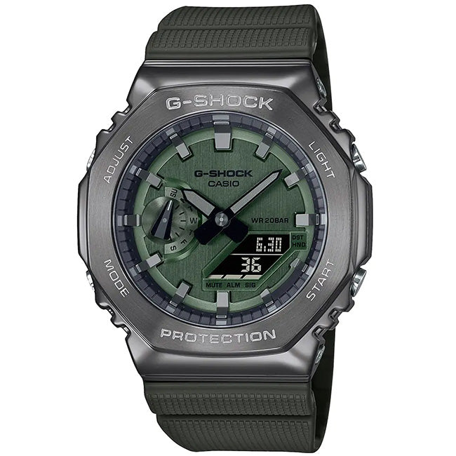 Casio G-Shock G-Steel Men's 200m AnaDigi Wrist Watch, GM-2100B-3ADR