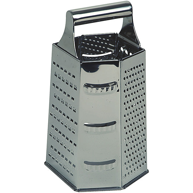 B's Caterware 6 Sided Stainless Steel Grater