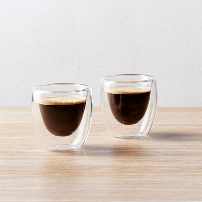 Maxwell & Williams Blend 80ml Double Wall Espresso Cups, Set Of 2