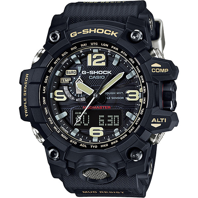 Casio G-Shock Mudmaster 200m Triple Sensor Solar Wrist Watch, GWG-1000