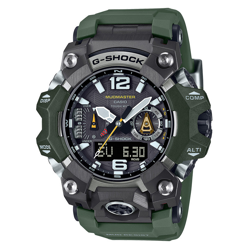 Casio G-Shock Mudmaster 200m Triple Sensor Solar Wrist Watch, GWG-B1000