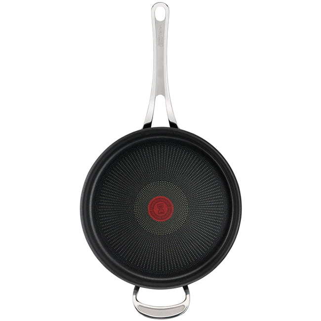 Jamie Oliver Tefal Cook's Classic 26cm Non-Stick Hard Anodised Saute Pan With Lid, 4L