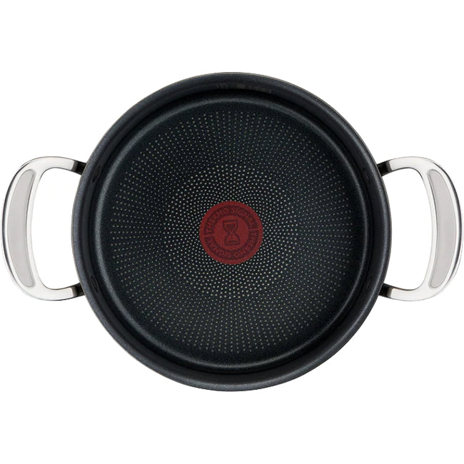 Jamie Oliver Tefal Cook's Classic 24cm Non-Stick Hard Anodised Casserole With Lid, 5.3L