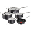 Jamie Oliver Tefal Cook's Classic Non-Stick Hard Anodised Cookware Set, 9pc