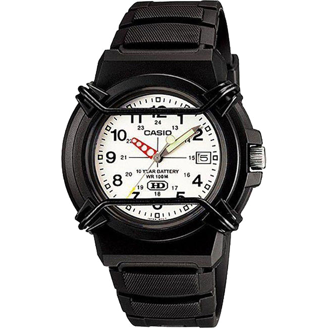 Casio Standard Men's 100m Analogue Wrist Watch, HDA-600B