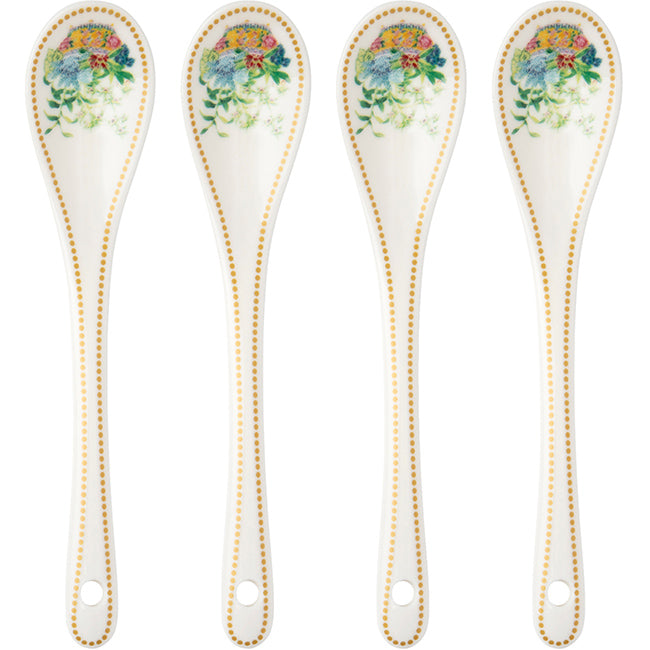 Maxwell & Williams Gabby Malpas Jardin Teaspoons, Set Of 4