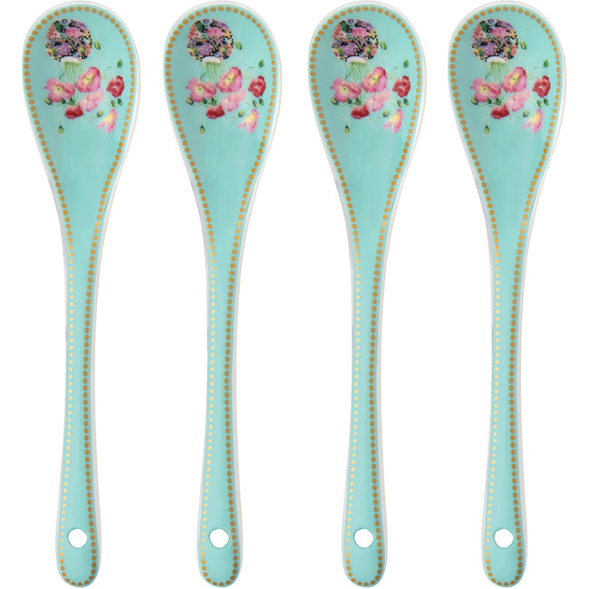 Maxwell & Williams Gabby Malpas Jardin Teaspoons, Set Of 4