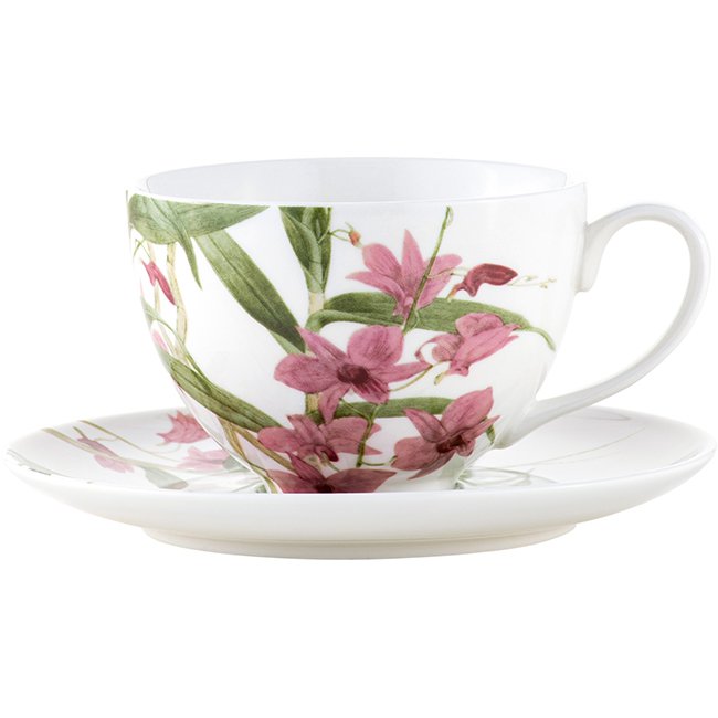 Maxwell & Williams Royal Botanic Gardens Australian Orchids Cup And Saucer