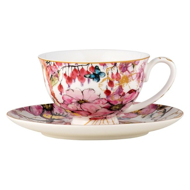 Maxwell & Williams Enchantment Footed Cup And Saucer, 200ml