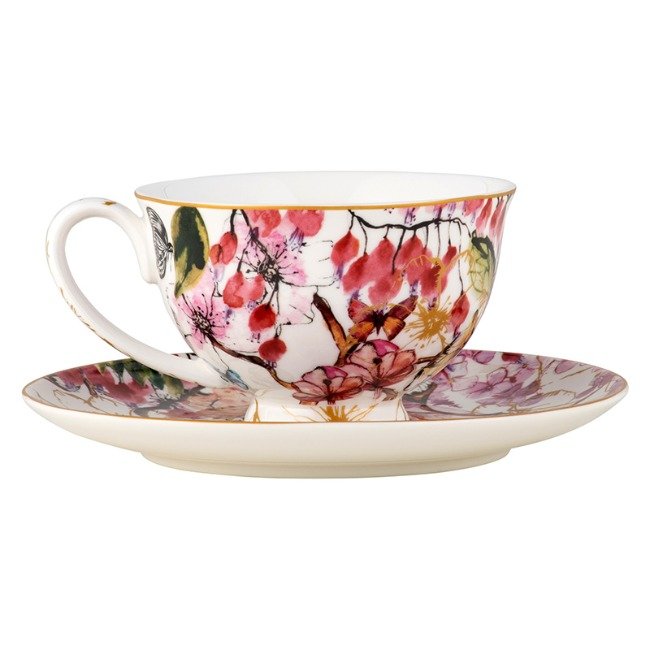 Maxwell & Williams Enchantment Footed Cup And Saucer, 200ml