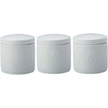 Maxwell & Williams Epicurious Set Of 3 Canisters, 600ml - White