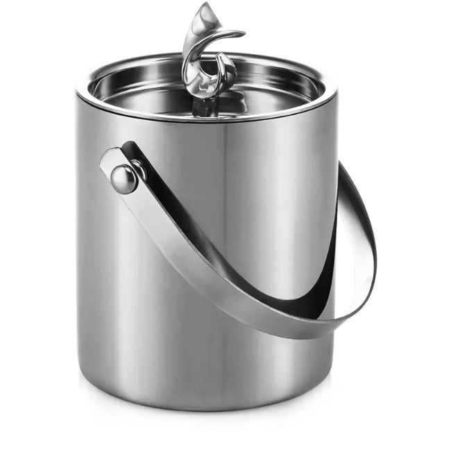 Carrol Boyes Ice Bucket With Handle, New Leaf