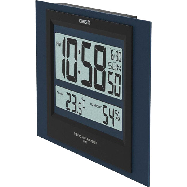 Casio Thermo Humidity Digital Wall Clock, ID-16S-2DF