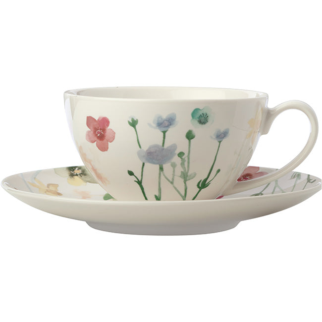 Maxwell & Williams Wildwood Coupe Breakfast Cup & Saucer