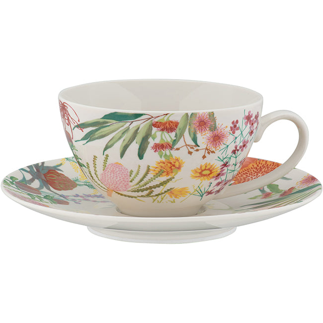 Maxwell & Williams Royal Botanic Gardens Native Blooms Cup And Saucer